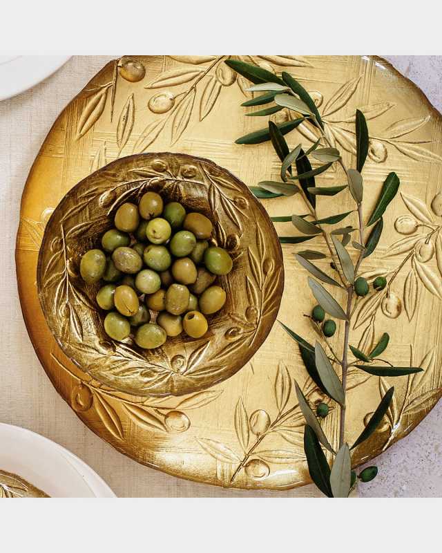 Moon Glass Olive Small Bowl